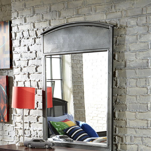 Mason & Marbles Bidwell Rectangle Metal Dresser Mirror & Reviews Wayfair